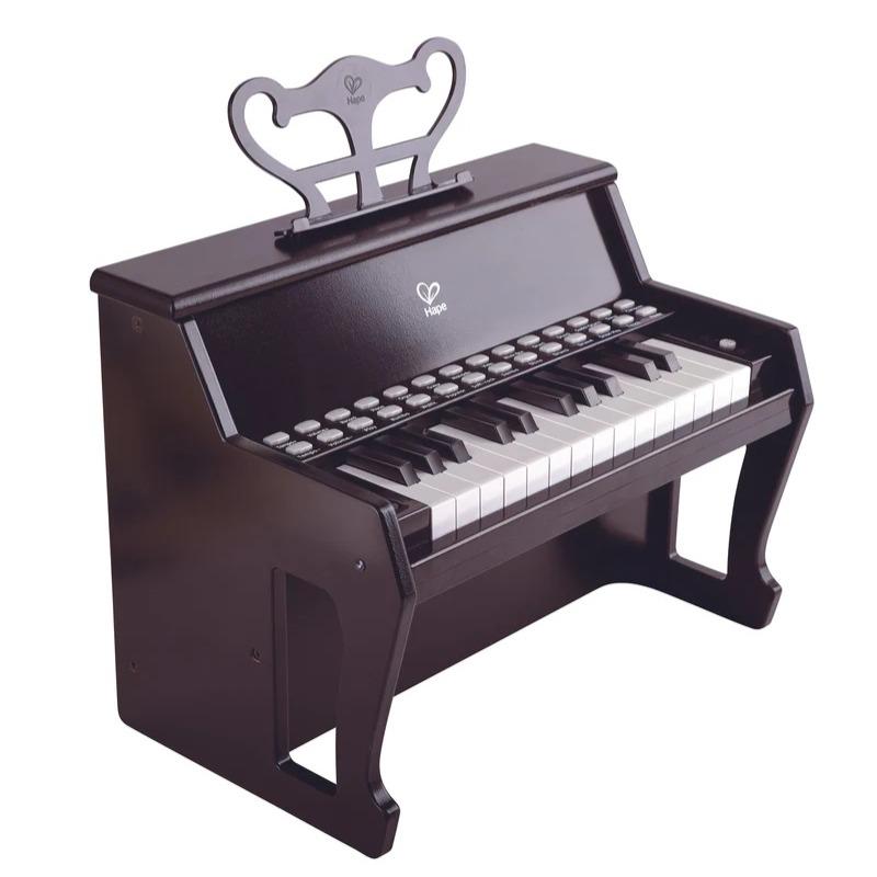 Hape Learn With Piano With Light Black