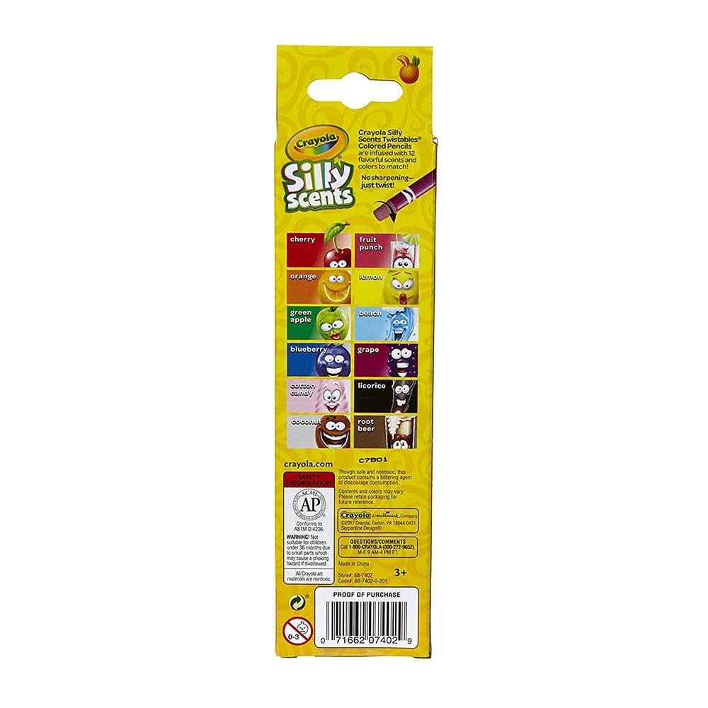 Crayola 12 Silly Scents Twistables Colored Pencils
