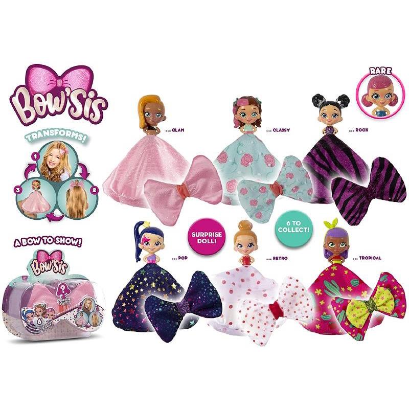 بوسيس - ربطة شعر مع دمية مفاجأة أشكال متعددة