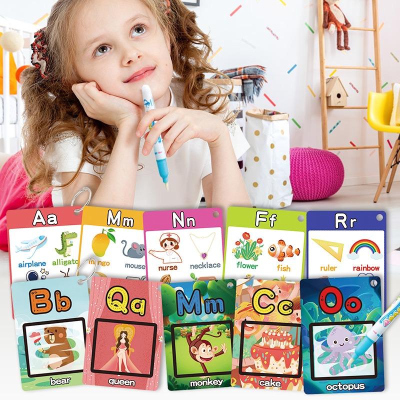 Alphabet Water Coloring Cards