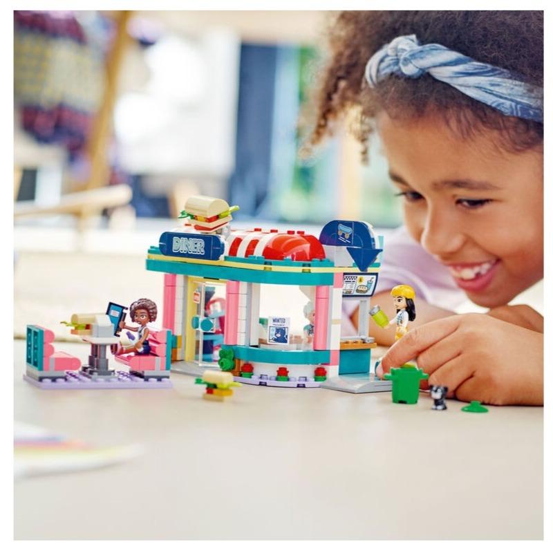 LEGO Friends Heartlake Downtown Diner Building Toy Set - 346 Pcs 41728