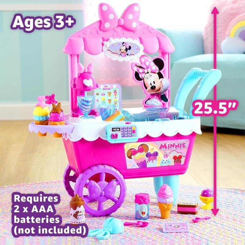 Disney Junior 2Foot Minnie Mouse Ice Cream Cart 40 Pieces