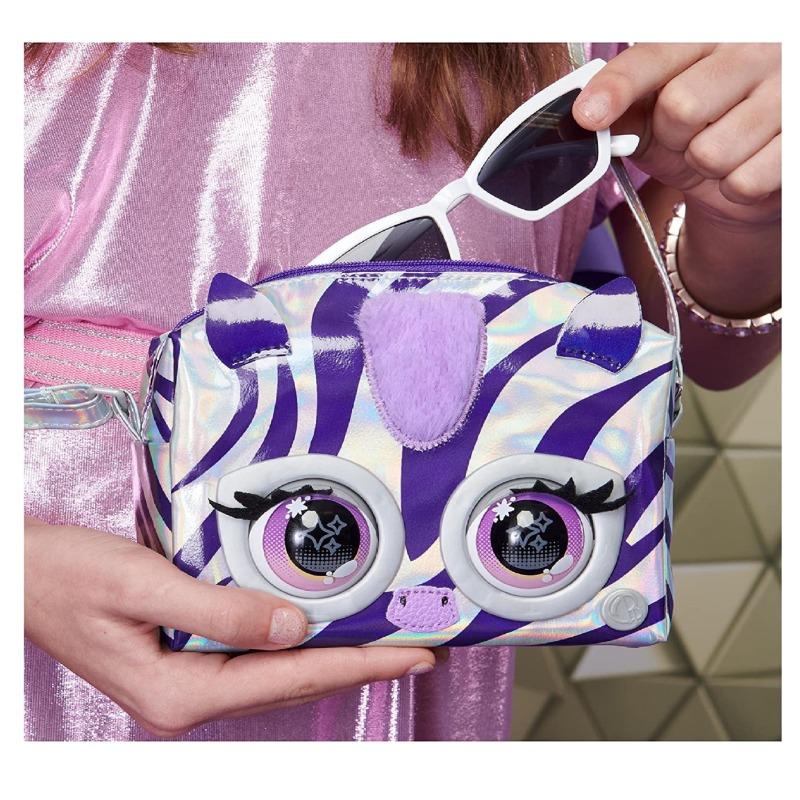 Purse Pets Metallic Magic Zebra