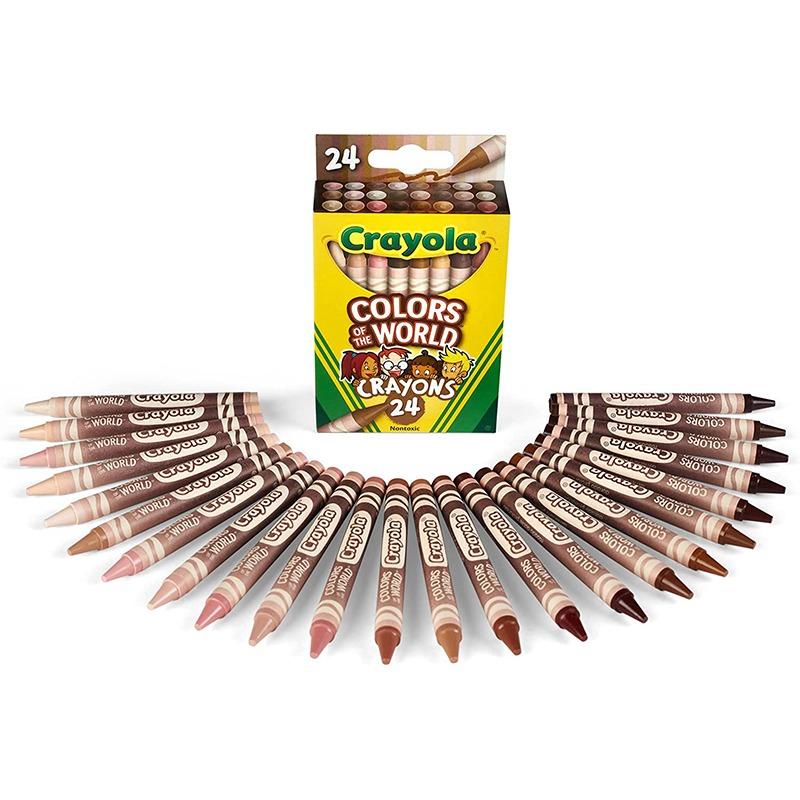 كرايولا - أقلام تلوين البشرة - 24 لونًا