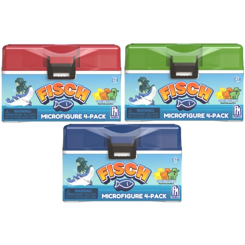 Fish Micro Figure Set - 4-Piece Fish Set