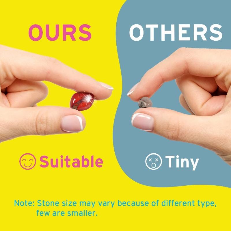 لعبة مجموعة صخور طبيعية تعليمية - 24 قطعة