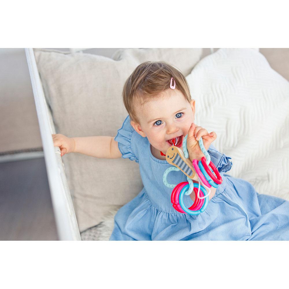 Hape - Butterfly Links Stroller Toy
