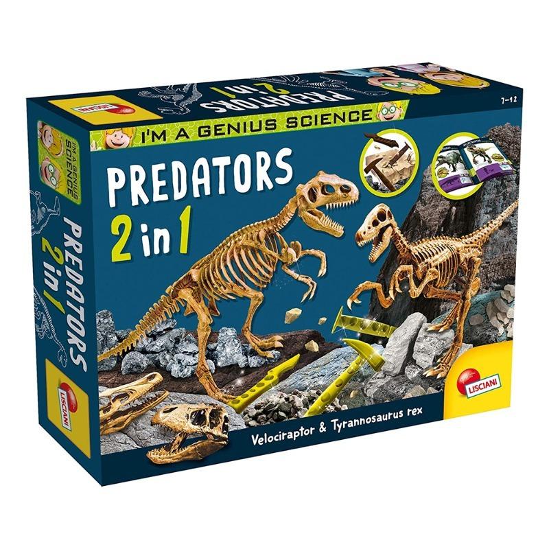 حزمة ليسياني مجموعة حفر آيم أجينيوس بريديتورز 2 في 1+مجموعة اكتشاف جسم الإنسان