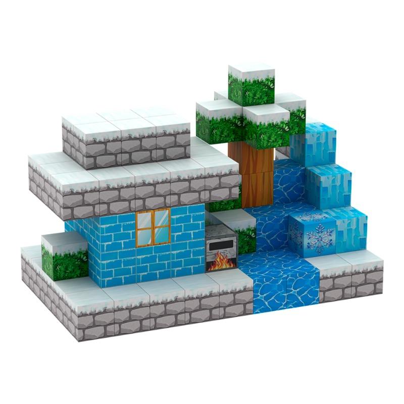 Snow House Magnetic Cubes Building Blocks