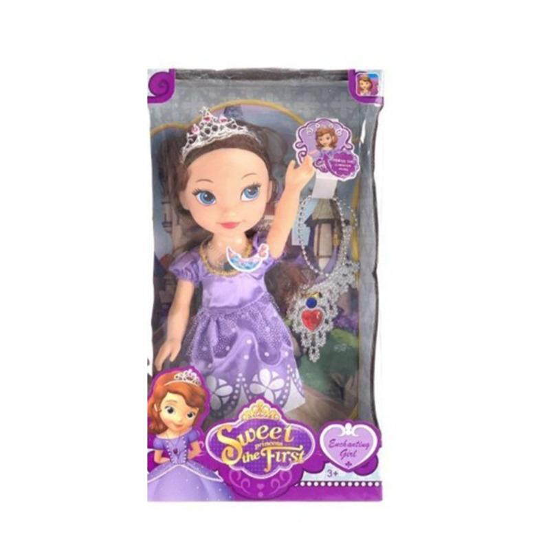 Royal Princess Dress-Up Doll with Glittery Gown and Crown - Assorted