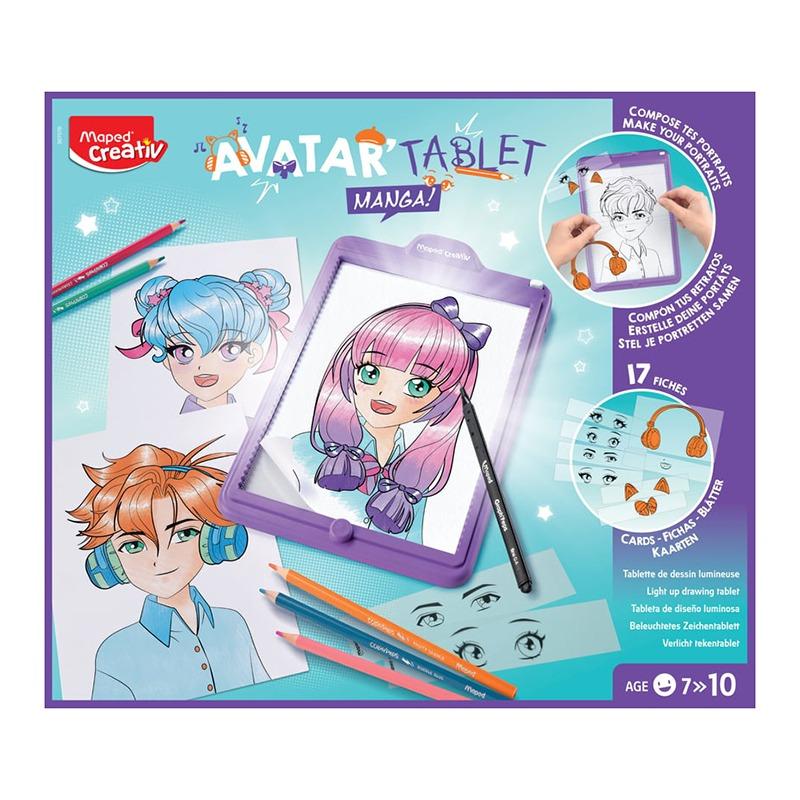 Maped Creativ Board Activities Avatar - Manga