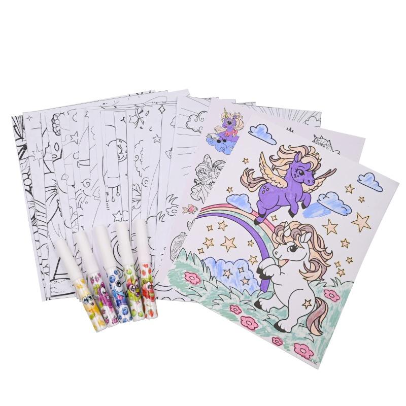 Scentos Scented Clean Colouring Markers - Enchanted