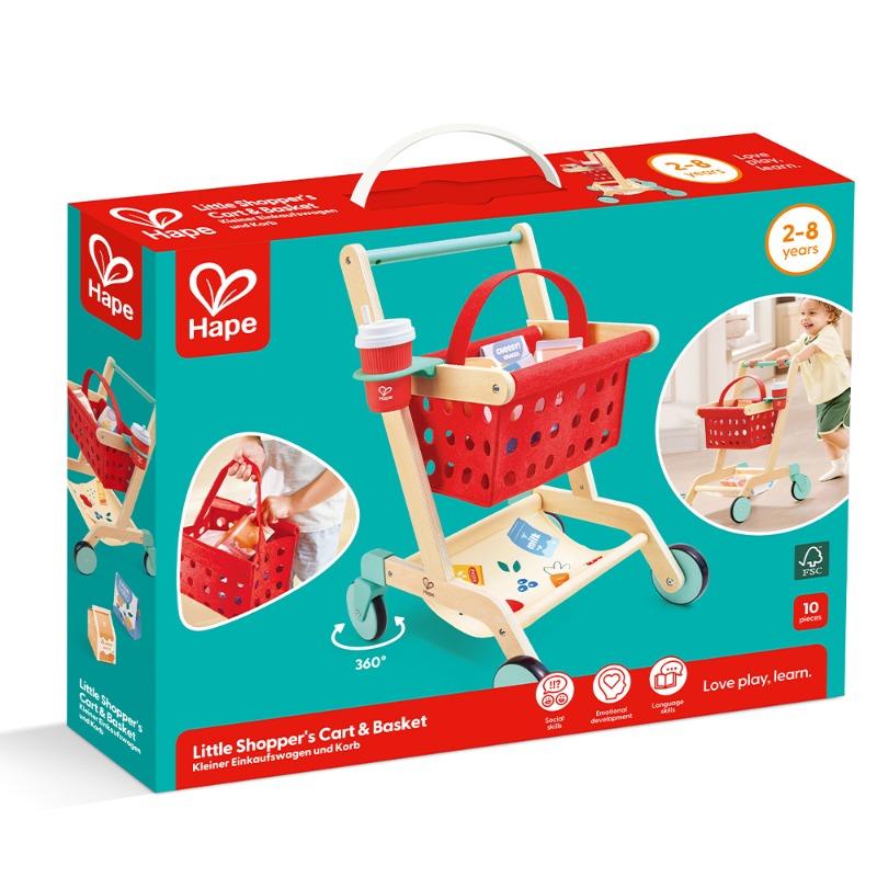 Hape Little Shopper's Cart Basket