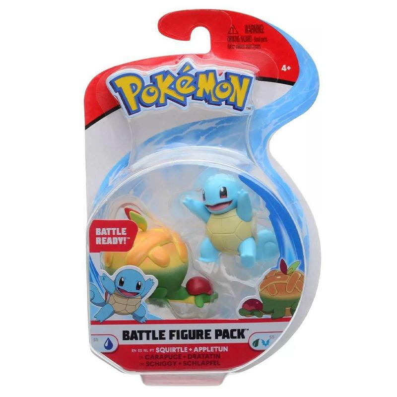 Pokemon Battle Figure Pack Squirtle And Appletun