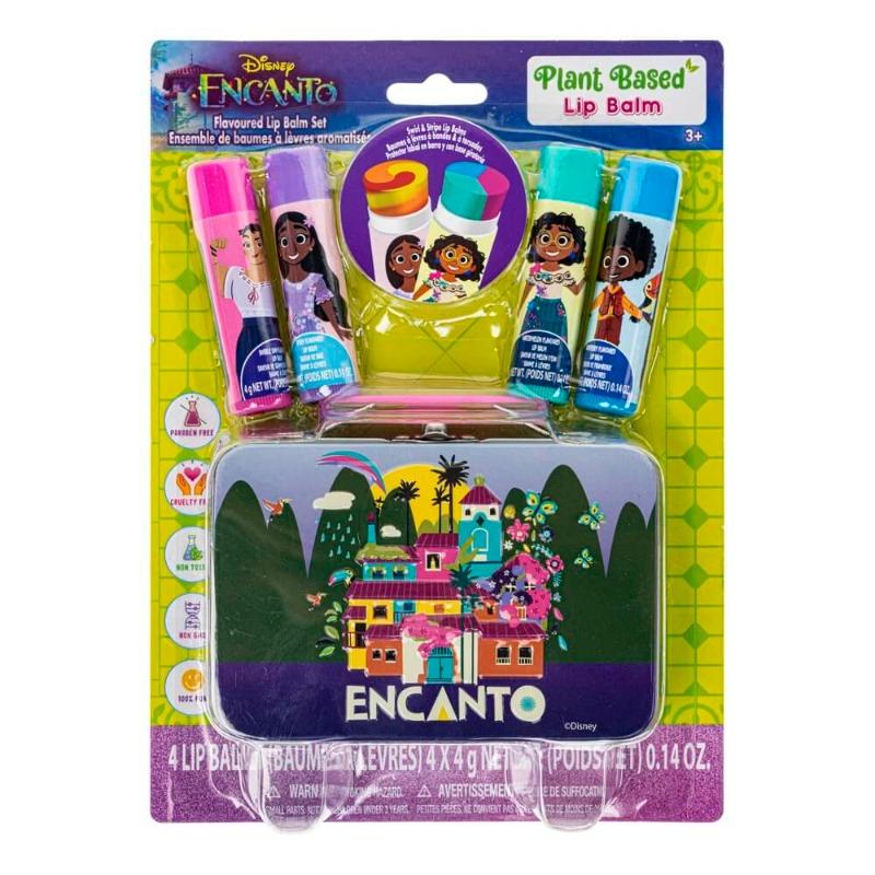 Disney Encanto Lip Balm With Tin Box - 4pcs