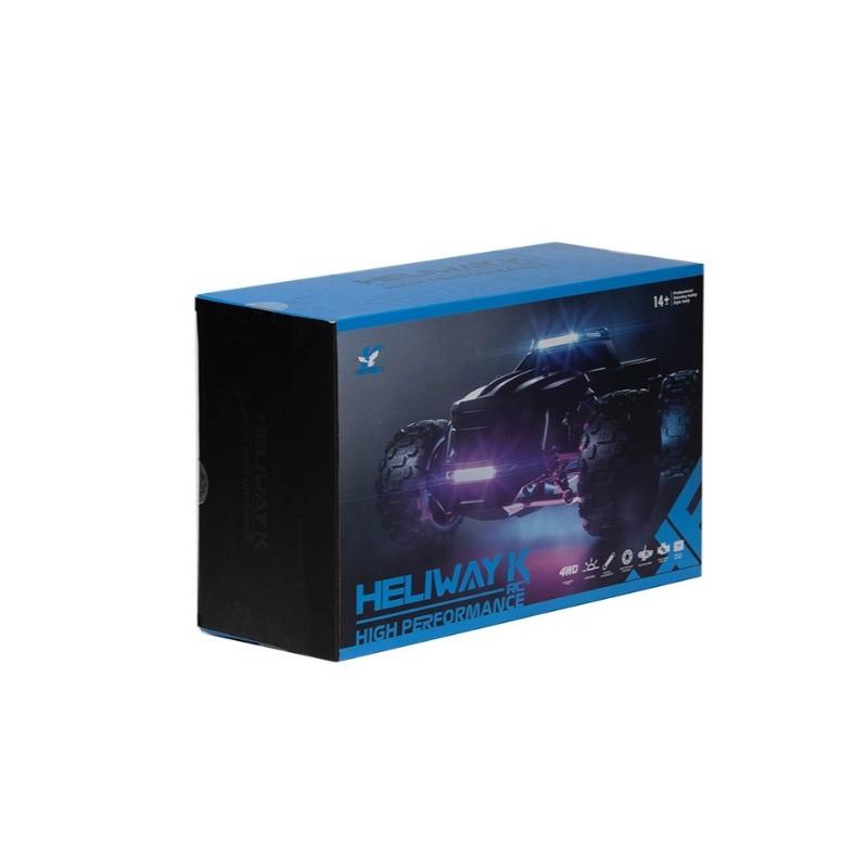 لعبة سيارة مونستر تراك مع جهاز تحكم عن بعد للأطفال - لون ازرق