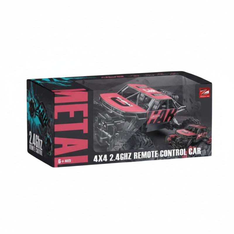 سيارة تسلق دفع رباعي بهيكل معدني مكشوف بالتحكم عن بعد