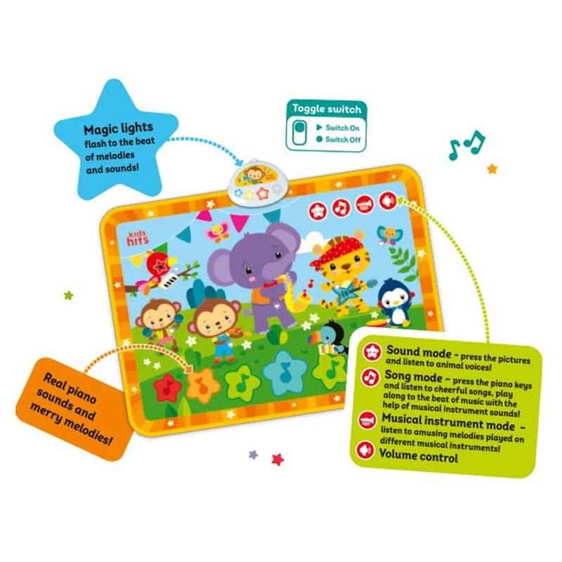 كيدز هيتس - حصيرة الضوء والصوت لحفلة الطفل