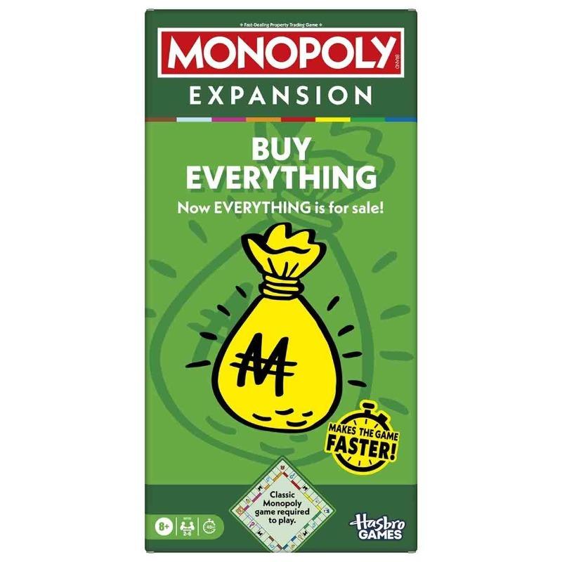 لعبة مونوبولي الكلاسيكية + مجموعة شراء كل شيء