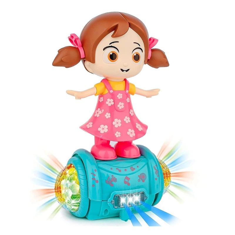 Electric 5D Lights Dazzling Music Whirling Girl