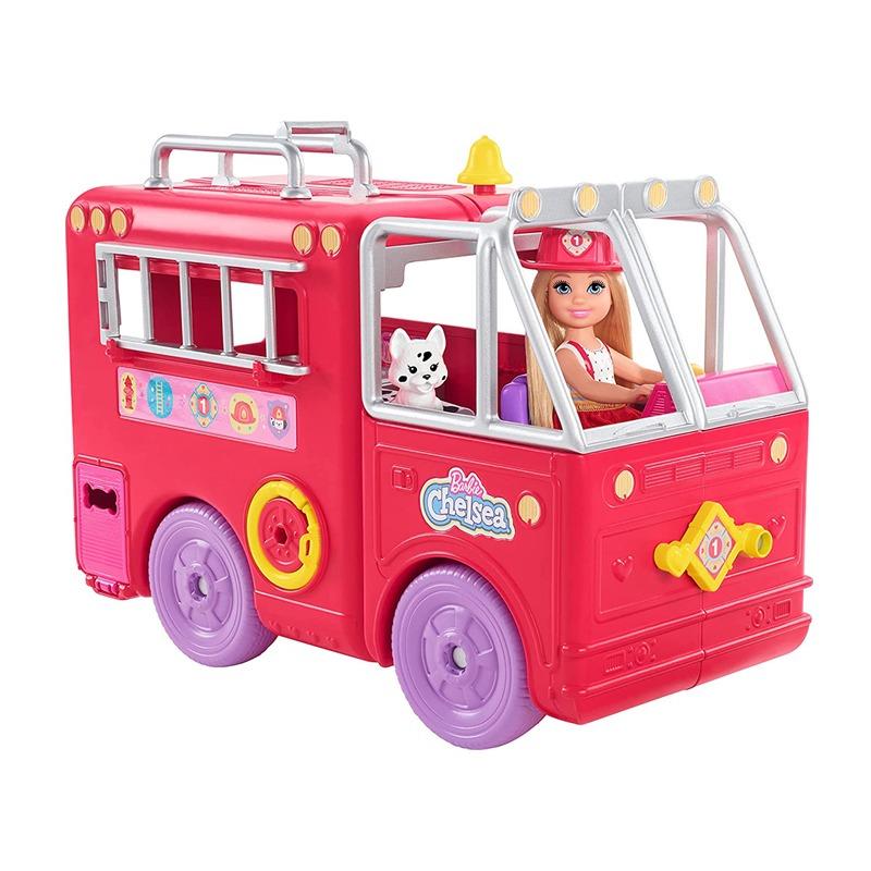 باربي - دمية شيلسي مع شاحنة اطفاء