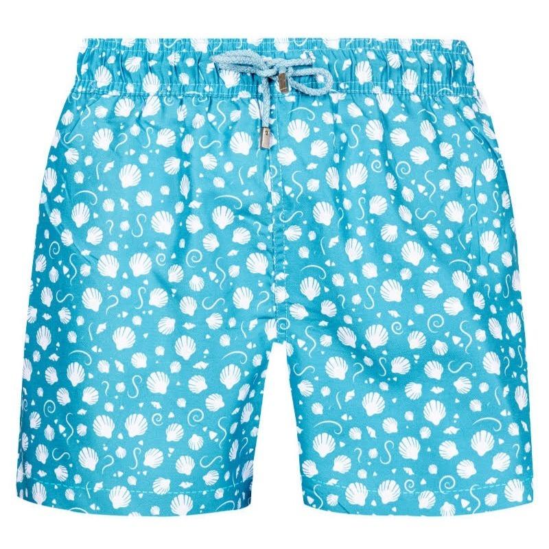 Seashell Kids Swimming Short Light Logo Shells