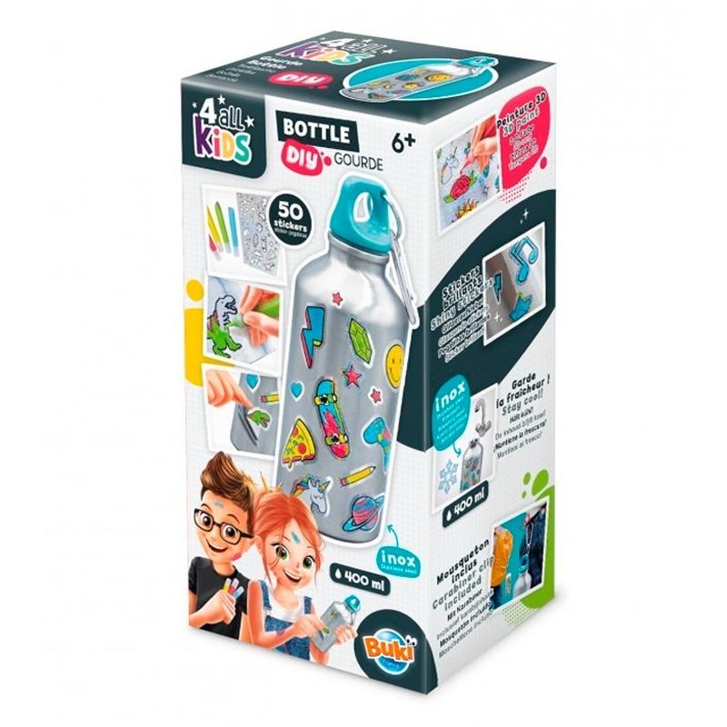 Squish & Sip Bundle (Orbeez Grown Bottle Solid Squishy Beads + Buki DIY Water Bottle)