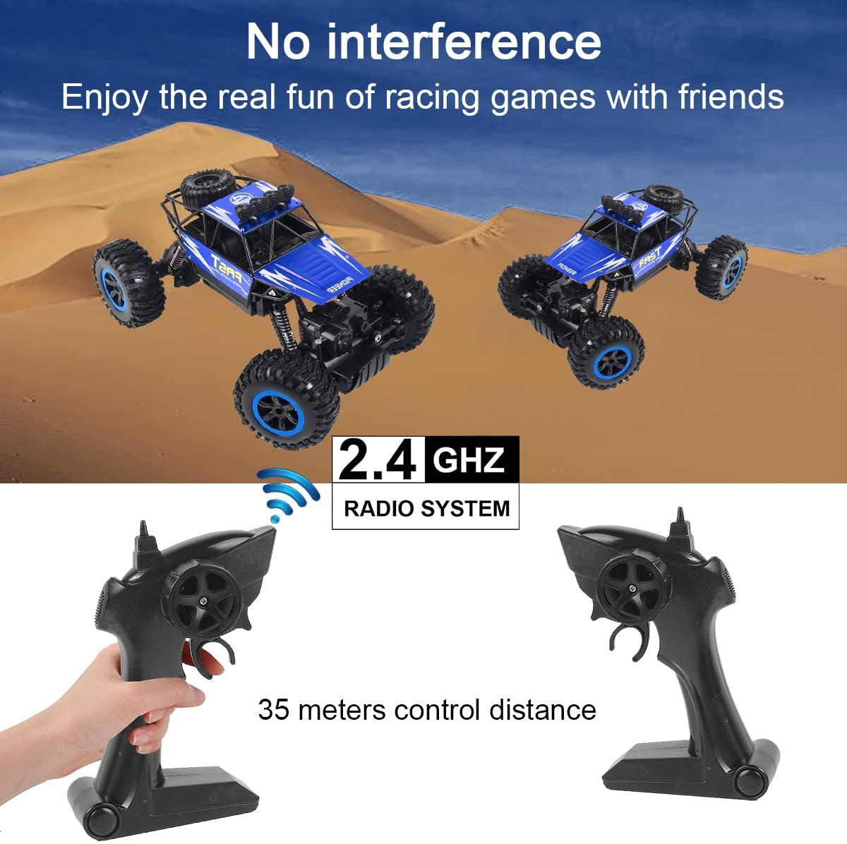 اتش اس تي - شاحنة الطرق الوعرة مع جهاز تحكم عن بعد - أسود