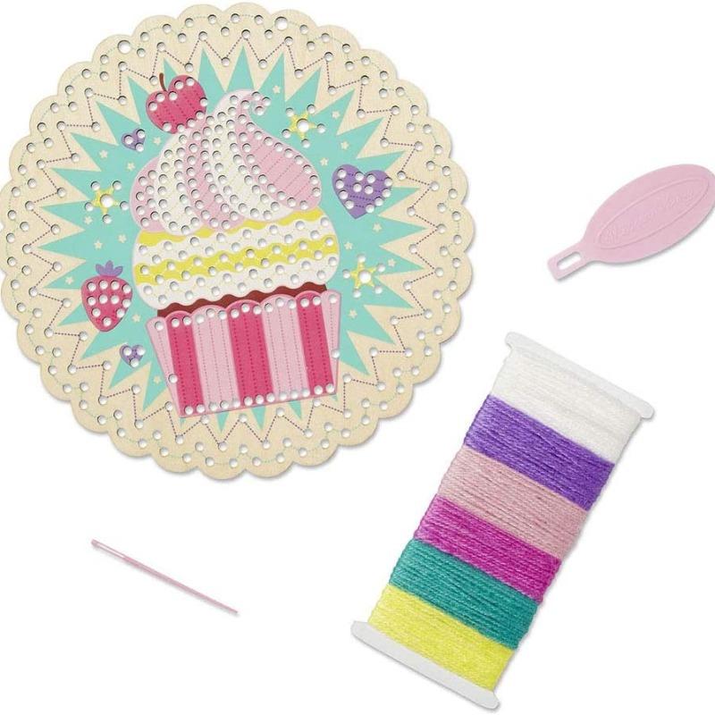 Melissa & Doug Stitch by Color Cute Cupcake Toy