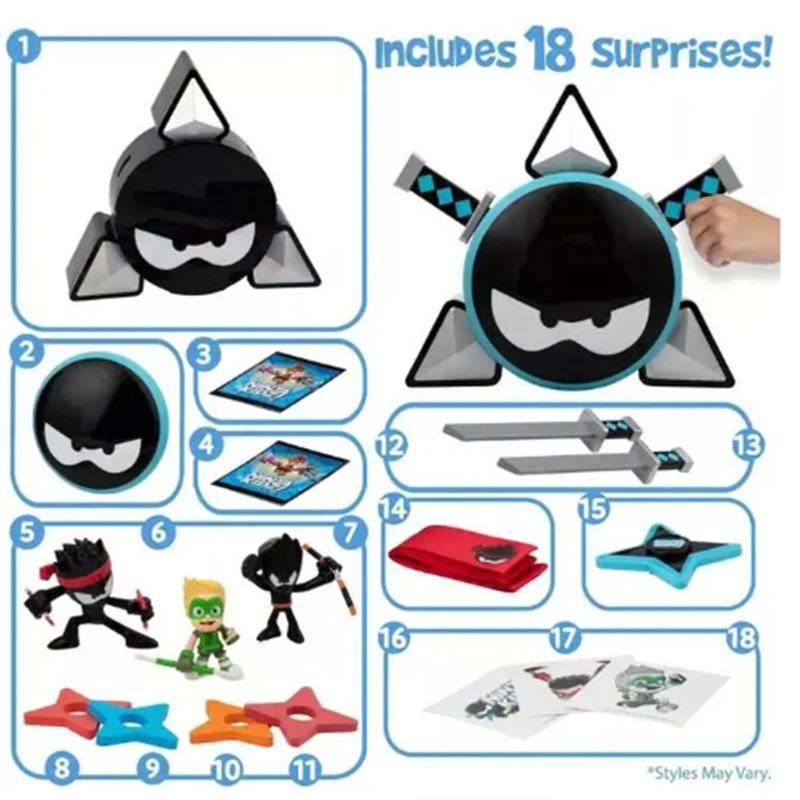 Ninja Kids Mysterious Warrior Playset 18 Surprises