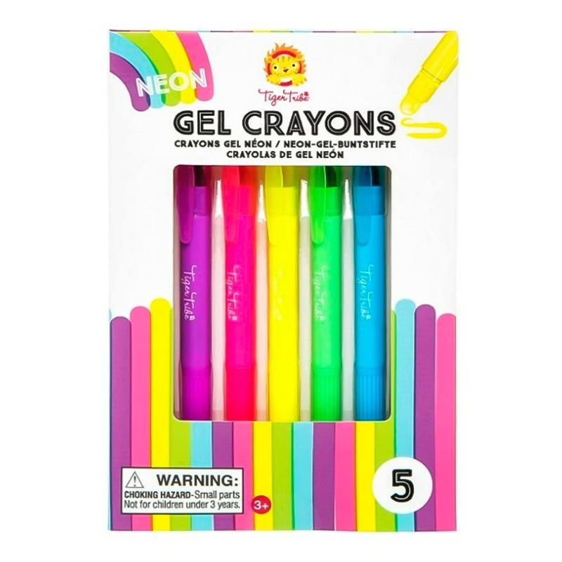 تايجر ترايب - مجموعة أقلام تلوين جيل نيون