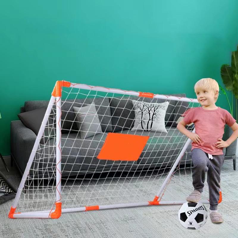 مجموعة مرمى كرة القدم البلاستيكي - حجم كبير