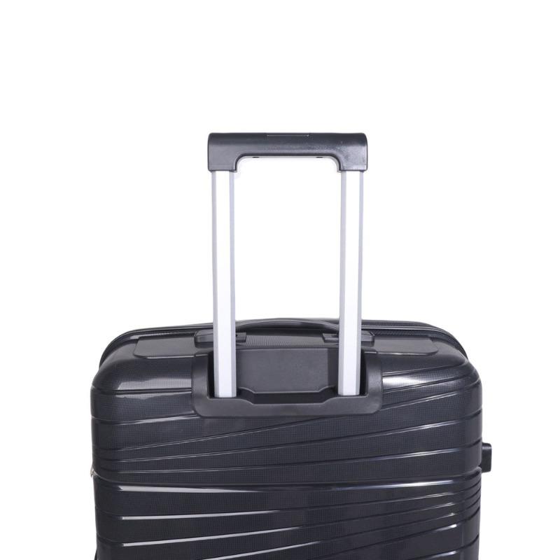 Travel Trolley Bag 3 Pcs Set Black