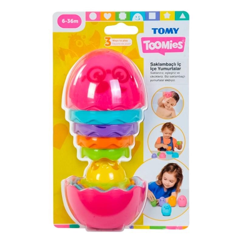 Tomy Toomies Hide & Squeak Nesting Eggs