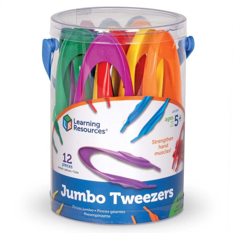 Primary Science Jumbo Tweezers Set - 12 Pieces