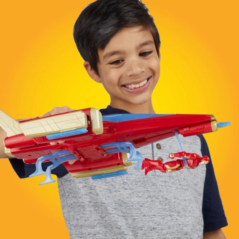 Marvel Avengers Epic Hero Series Iron Man Repulsor Blast Battle Jet