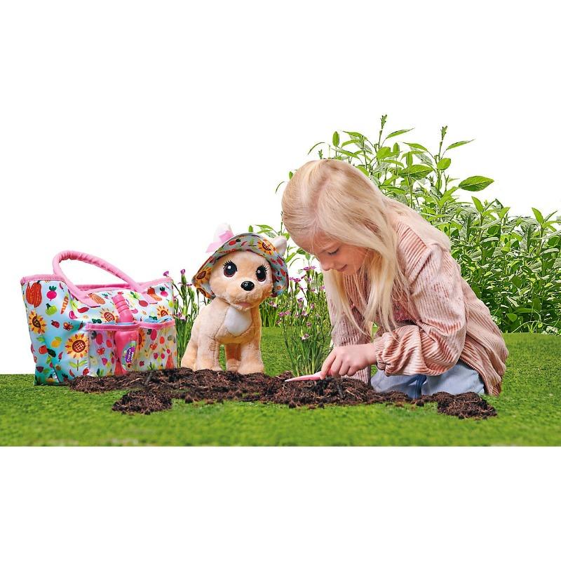 تشي تشي - جرو لوف فاربيغ مع أدوات البستان