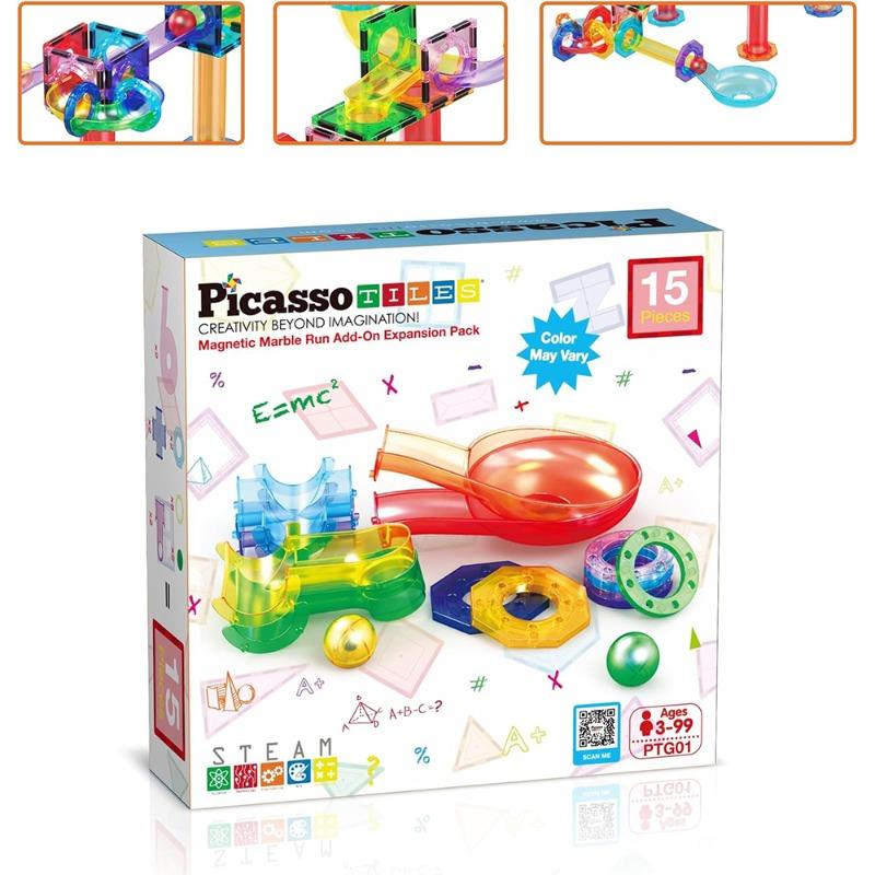Picasso Magnetic Marble Run Exp Pk 15pcs