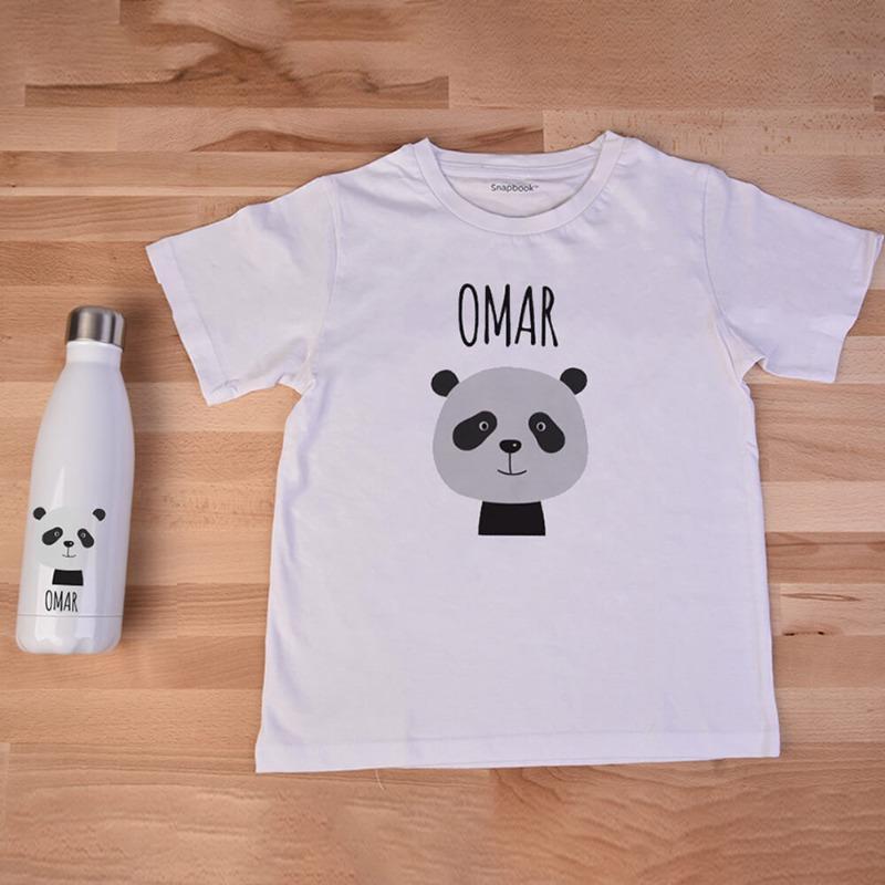 باندا - تي شيرت وزجاجة فولاذية