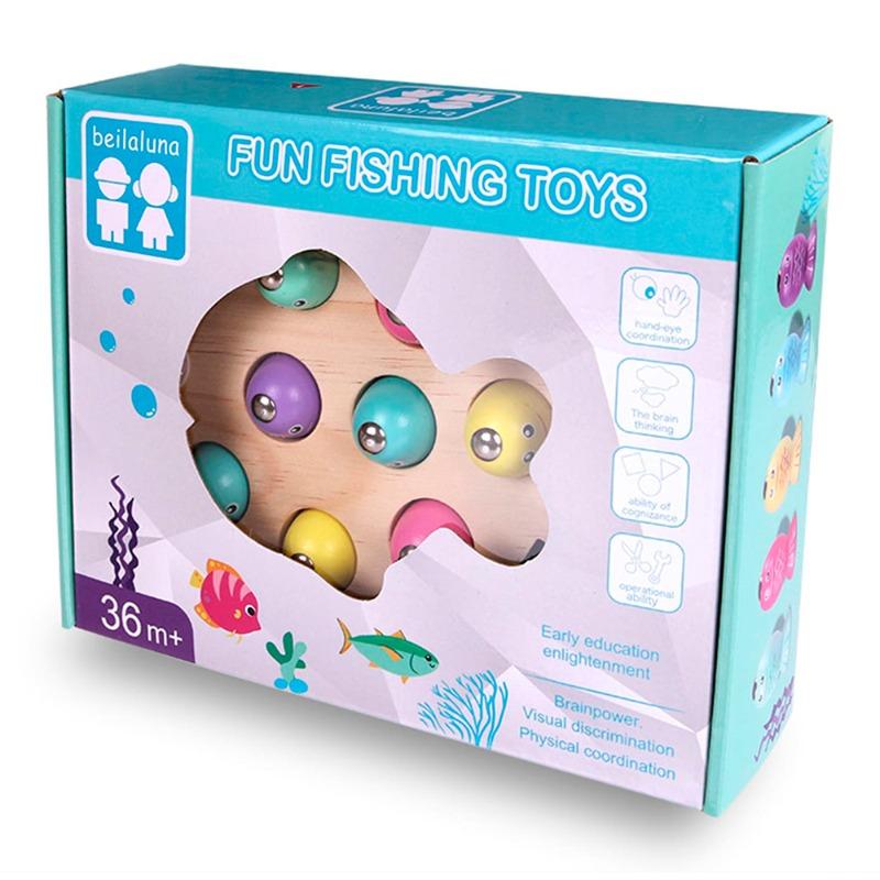 بيلالونا - لعبة صيد السمك الخشبية