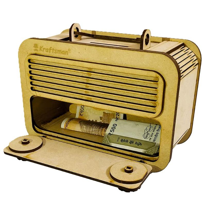 Wooden Password Money Bank – Secure & Stylish Savings