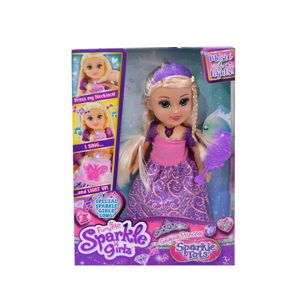 Fun Ville Sparkle Girl Singing Princess Sparkle Tots