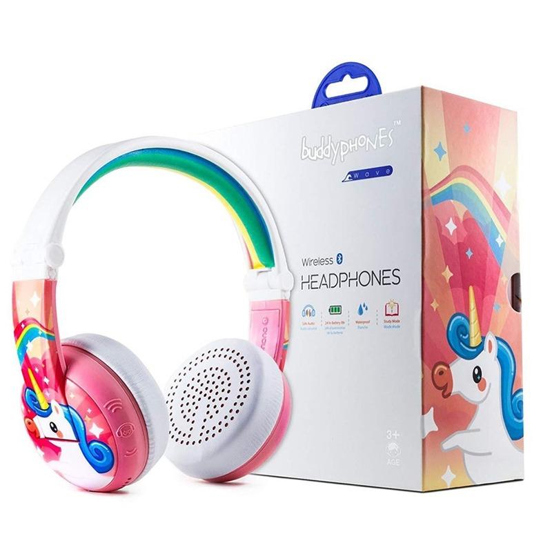 BuddyPhones Wave Wireless Headphones - Unicorn