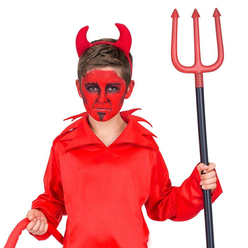 Mad Toys Red Devil Kids Halloween Costume Set with Headband - XXL