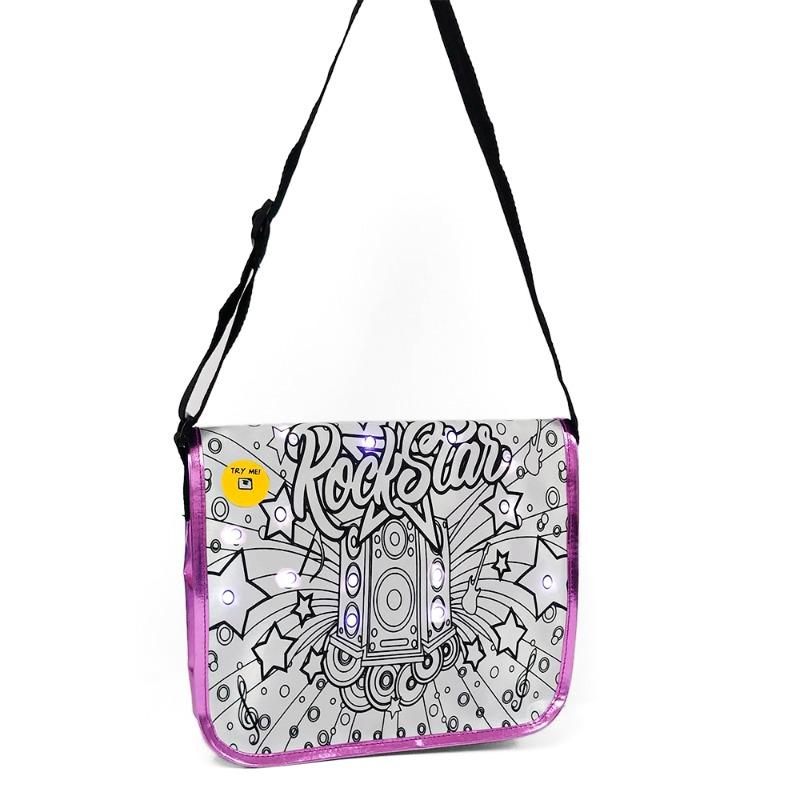 Fashion Time LED Messenger Bag Rock Star