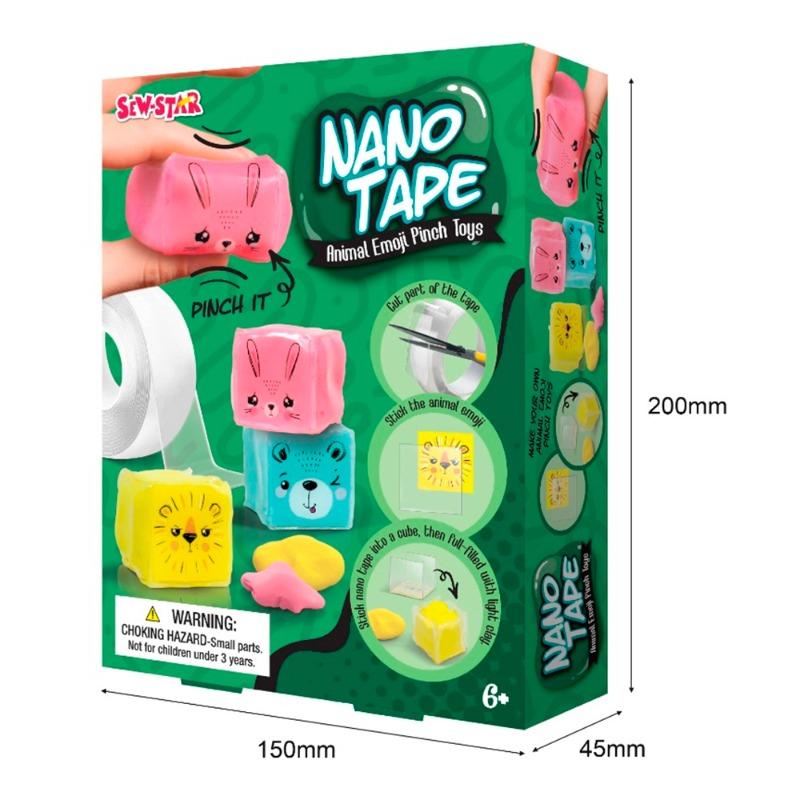 Sew Star Nano Tape Bubble Pinch Toys - Animal