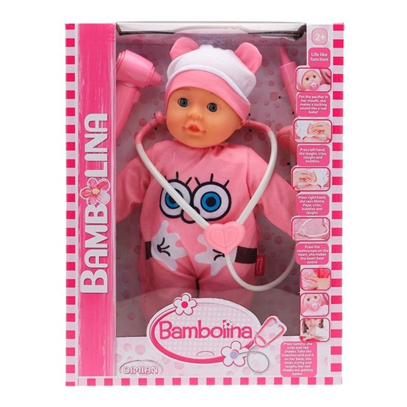 Dimian Bambolina Interactive Baby Doll with Doctor Playset