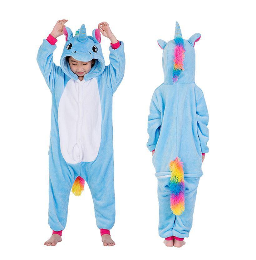 أفرول يونيكورن لون أزرق - 110 سم