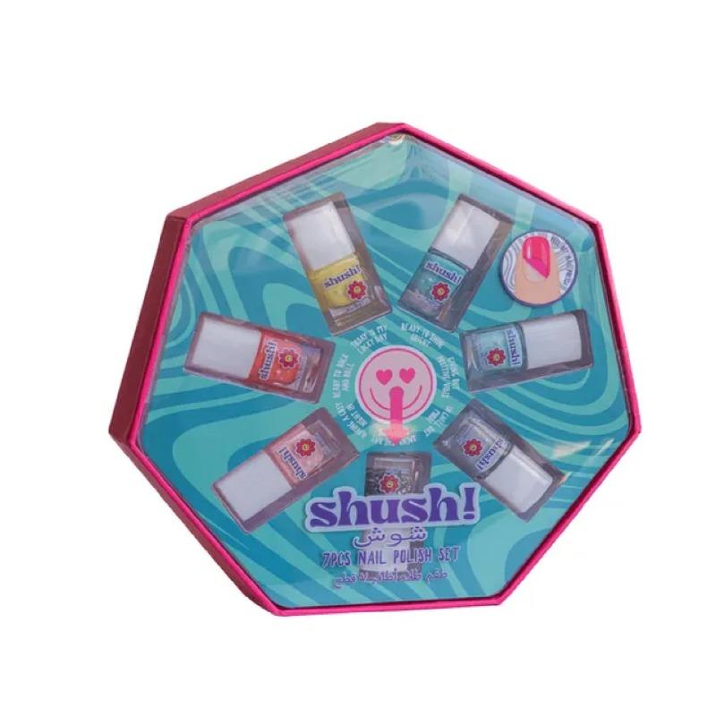 شوش - مجموعة طلاء أظافر شوش للأطفال 7 قطع