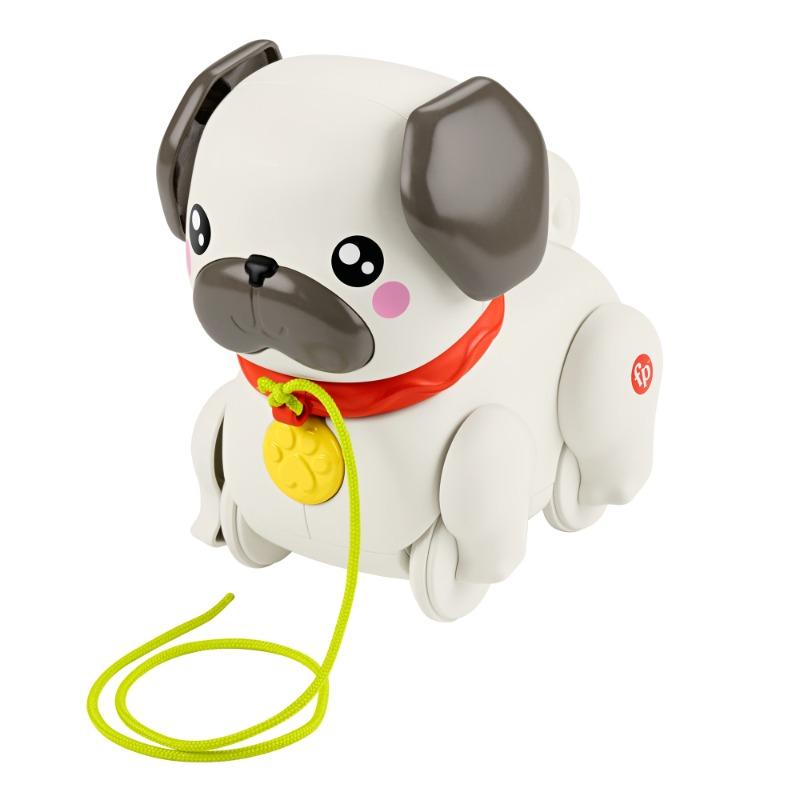 Fisher Price Walk The Pup Pug Pull Toy